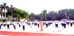 International Yoga Day 2022 :: CM YOGI ने कहा: प्रधानमंत्री ने भारत की ऋषि परम्परा के उपहार योग को देश और दुनिया में पहुंचाने का कार्य किया