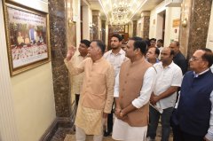 महाराष्ट्र विधानसभा अध्यक्ष राहुल नार्वेकर का UP विधानसभा में स्वागत, बोले : UP विधानसभा की गरिमा और विधायी परंपरा अद्वितीय है