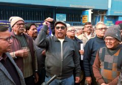 आल इंडिया बैंक रिटायरीज फेडरेशन ने किया प्रदर्शन, महामंत्री बोले : हमारा पेंशन अपडेशन 30 वर्षों से लंबित