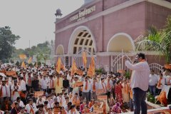 लखनऊ में अभाविप की हुंकार: ‘अराजकता छोड़ो, लोकतंत्र अपनाओ’, हजारों छात्रों ने निकाली रैली