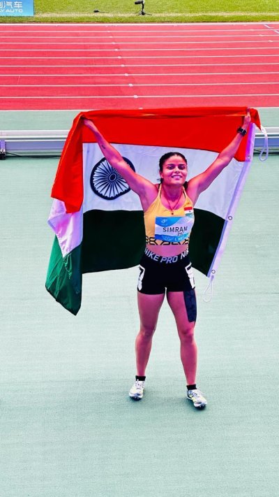 एशियन पैरा गेम्स में सिमरन का स्वर्णिम धमाका, 100 और 200 मीटर में जीता गोल्ड