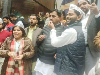 चंडीगढ़ निगम चुनाव की जीत पर यूपी में आप कार्यकर्ताओं ने मनाया जश्न, संजय ने कहा : देश बड़े परिवर्तन की ओर बढ़ रहा है