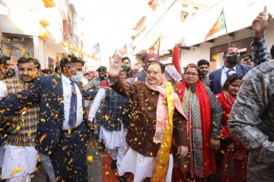 उ.प्र. में भारी बहुमत से पुनः बनने जा रही है भाजपा की योगी सरकार: नड्डा