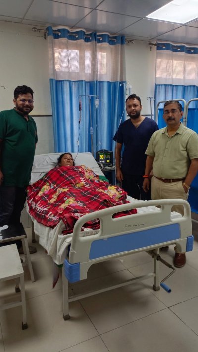 LUCKNOW NEWS : 50 शैय्यायुक्त चिकित्सालय चंदननगर आलमबाग के चिकित्सकों ने बचाई महिला की जान
