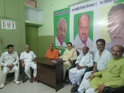 JDS-UP ने लखनऊ में धूमधाम से मनाया पूर्व प्रधानमंत्री एच डी देवगौड़ा का जन्मदिन