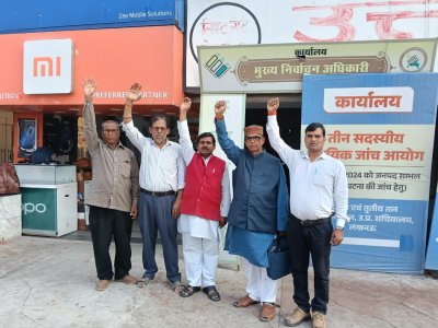 बहुजन क्राँति पार्टी पहुंची निर्वाचन आयोग के द्वार, सौंपा तीन सूत्रीय ज्ञापन