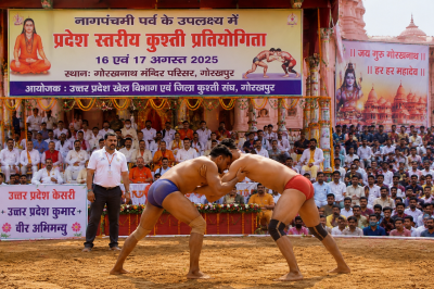 नागपंचमी पर गोरखनाथ मंदिर में होगी दो दिवसीय प्रदेश स्तरीय कुश्ती प्रतियोगिता