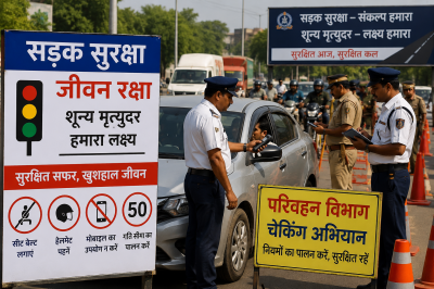 सड़क सुरक्षा और शून्य मृत्युदर की दिशा में परिवहन विभाग ने कसे शिकंजा