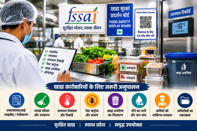 खाद्य प्रतिष्ठानों में लाइसेंस से लेकर तापमान रिकॉर्ड तक रखना होगा दुरुस्त