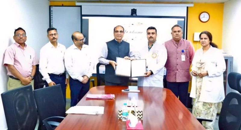 KSSSCI लखनऊ और AIIMS रायबरेली के बीच कैंसर उपचार व अनुसंधान को लेकर समझौता