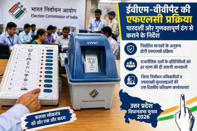 विधानसभा चुनाव से पहले ईवीएम-वीवीपैट की एफएलसी होगी पारदर्शी, राजनीतिक दलों को हर चरण की दी जाएगी जानकारी