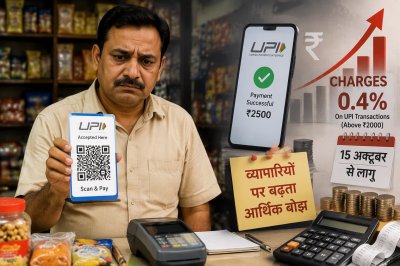 UPI पर प्रस्तावित 0.4% शुल्क से भड़का व्यापारी वर्ग, आदर्श व्यापार मंडल ने दी आंदोलन की चेतावनी